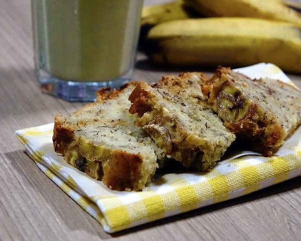 Ciasto bananowe z mąki kokosowej