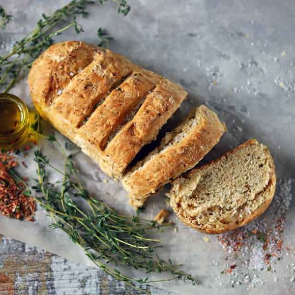 Chlebek ziołowy bez thermomixa