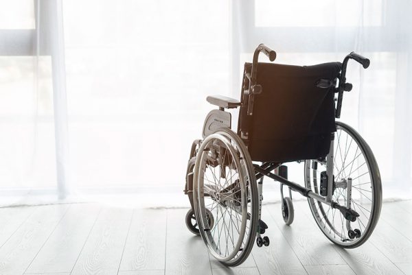 Wózek inwalidzki z wypożyczalni